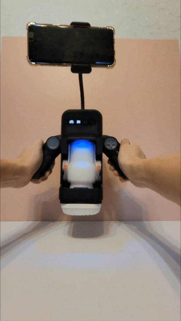 Genie-Ride™ (Reddit bro suggested) (Banana cleaner with phone holder)